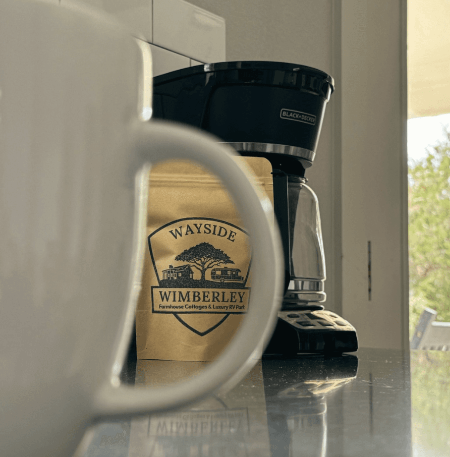 Wayside Wimberley · morning coffee