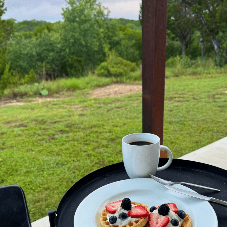Wayside Wimberley · fresh waffles